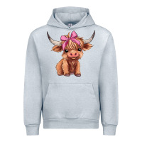 Heather Grey cute  heifer Urban Hoodie - AdoDesignShop