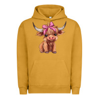 Pigment Peanut Butter cute  heifer Urban Hoodie - AdoDesignShop