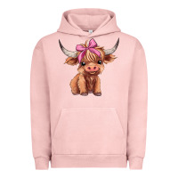 Pigment Salmon cute  heifer Urban Hoodie - AdoDesignShop