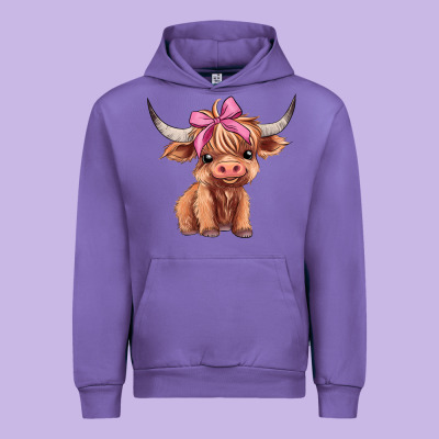Cute  Heifer Urban Hoodie Designed By Adodesignshop