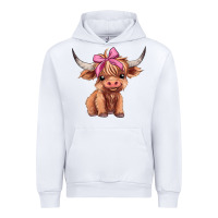 White cute  heifer Urban Hoodie - AdoDesignShop