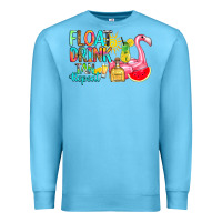 Ocean Blue float drink tan repeat Premium Sweatshirt - RanaPortraitStore