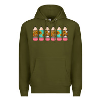 Army Green western teacher pencils 16oz libbey glass Premium Hoodie - HRA Design Shop