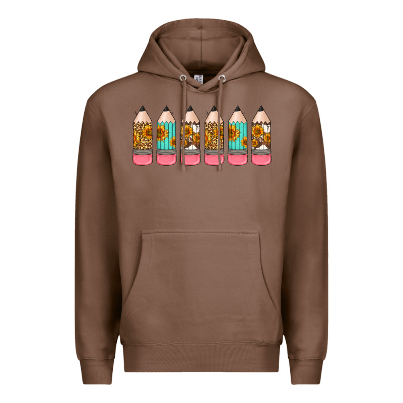 Western Teacher Pencils 16oz Libbey Glass Premium Hoodie by HRA Design Shop | Teevron