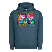 Pigment Midnight Navy this is my hawaiian Urban Hoodie - AdoDesignShop