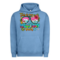 Pigment Pebble Blue this is my hawaiian Urban Hoodie - AdoDesignShop