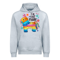 Heather Grey id hit that  mexican llama pinata Urban Hoodie - JahusDesignShop