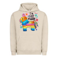 Pigment French Oak id hit that  mexican llama pinata Urban Hoodie - JahusDesignShop