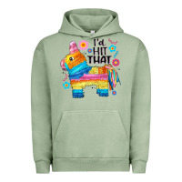 Pigment Oil Green id hit that  mexican llama pinata Urban Hoodie - JahusDesignShop
