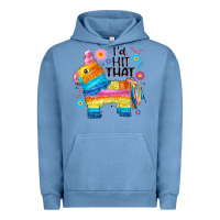 Pigment Pebble Blue id hit that  mexican llama pinata Urban Hoodie - JahusDesignShop
