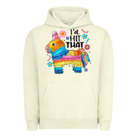Pigment Pistachio id hit that  mexican llama pinata Urban Hoodie - JahusDesignShop