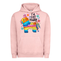 Pigment Salmon id hit that  mexican llama pinata Urban Hoodie - JahusDesignShop