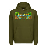 Army Green western teacher off duty 16oz libbey glass Premium Hoodie - HRA Design Shop