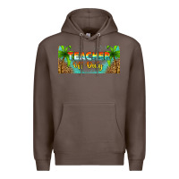 Coffee western teacher off duty 16oz libbey glass Premium Hoodie - HRA Design Shop