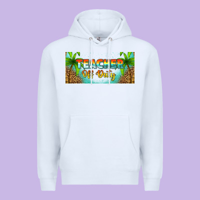 Western Teacher Off Duty 16oz Libbey Glass Premium Hoodie Designed By Hra Design Shop