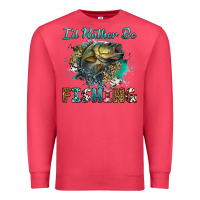 Cardinal i'd rather be fishing Premium Sweatshirt - RanaPortraitStore