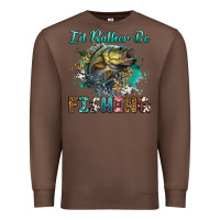 Chestnut i'd rather be fishing Premium Sweatshirt - RanaPortraitStore