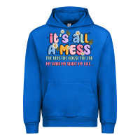 Cobalt its all a mess Urban Hoodie - JahusDesignShop