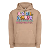 Pigment Burro its all a mess Urban Hoodie - JahusDesignShop