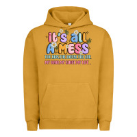Pigment Peanut Butter its all a mess Urban Hoodie - JahusDesignShop