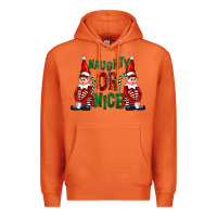 Carrot Naughty or nice christmas elfs Premium Hoodie - FaDigitalArtStudio