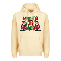 Pina Colada Naughty or nice christmas elfs Premium Hoodie - FaDigitalArtStudio