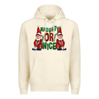 Sandshell Naughty or nice christmas elfs Premium Hoodie - FaDigitalArtStudio