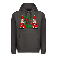 Smoke Naughty or nice christmas elfs Premium Hoodie - FaDigitalArtStudio