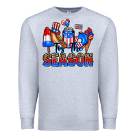 Heather Grey tis' the season Premium Sweatshirt - RanaPortraitStore