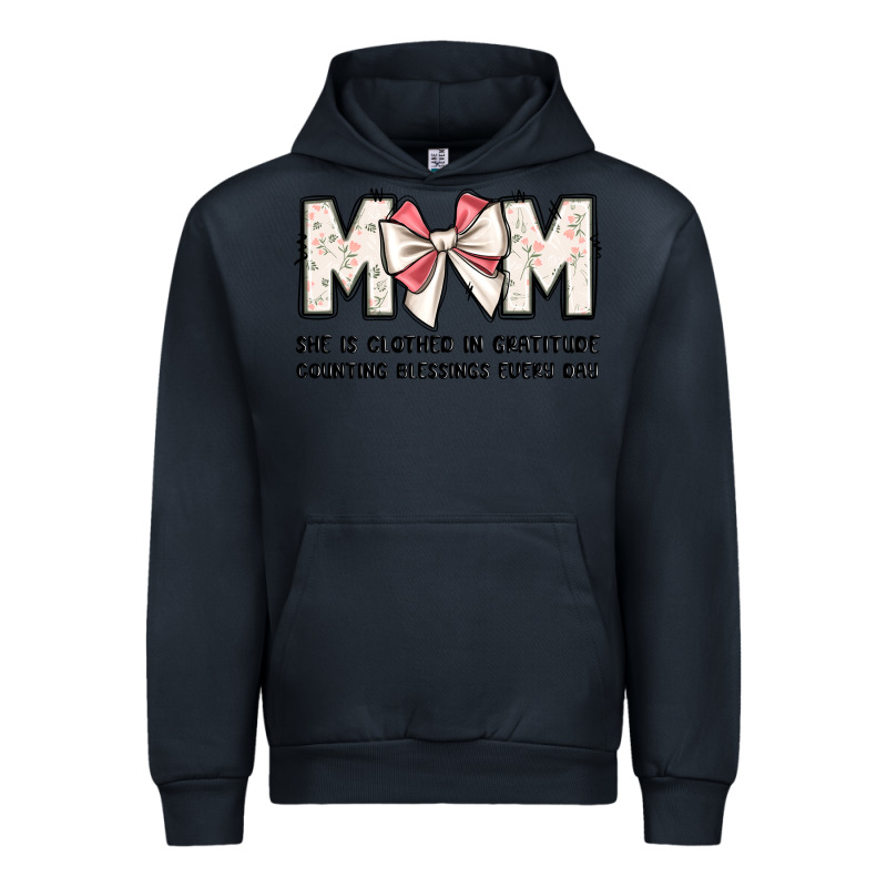 Mom She Is Clothed In Gratitude Counting Blessings Urban Hoodie by JahusDesignShop | Teevron
