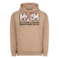 Pigment Burro mom she is clothed in gratitude counting blessings Urban Hoodie - JahusDesignShop
