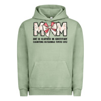 Pigment Oil Green mom she is clothed in gratitude counting blessings Urban Hoodie - JahusDesignShop