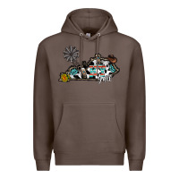 Coffee ky yall western Premium Hoodie - CowhideDigitalArt