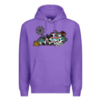 Purple ky yall western Premium Hoodie - CowhideDigitalArt