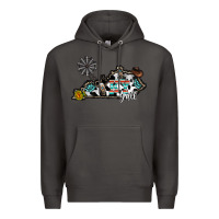 Smoke ky yall western Premium Hoodie - CowhideDigitalArt