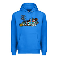 True Royal ky yall western Premium Hoodie - CowhideDigitalArt