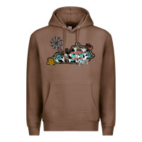 Chestnut ky yall western Premium Hoodie - CowhideDigitalArt