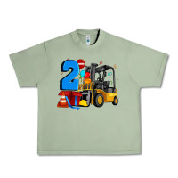 Oil Green forklift birthday two Urban Heavy Tee - Artiststas