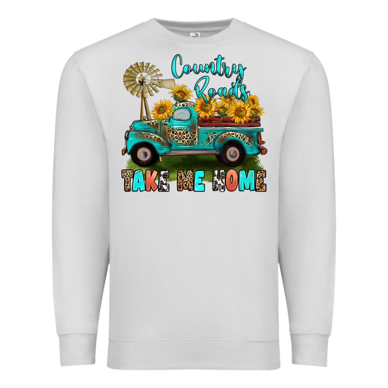 Country Roads Take Me Home Premium Sweatshirt by RanaPortraitStore | Teevron