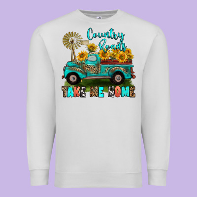 Premium Sweatshirt country roads take me home