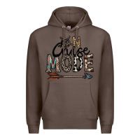 Coffee on cruise mode Premium Hoodie - CowhideDigitalArt