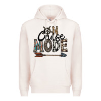 Pale Pink on cruise mode Premium Hoodie - CowhideDigitalArt