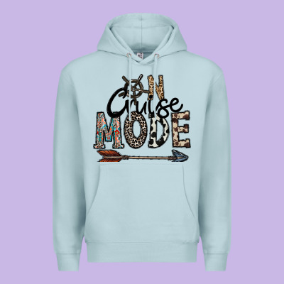 On Cruise Mode Premium Hoodie Designed By Cowhidedigitalart