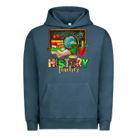Pigment Midnight Navy history teacher Urban Hoodie - AdoDesignShop