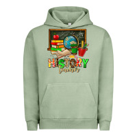 Pigment Oil Green history teacher Urban Hoodie - AdoDesignShop