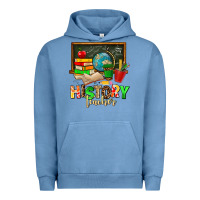 Pigment Pebble Blue history teacher Urban Hoodie - AdoDesignShop