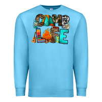 Ocean Blue camp life Premium Sweatshirt - RanaPortraitStore