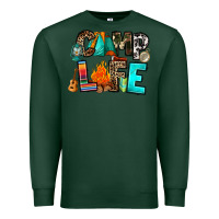 Sports Green camp life Premium Sweatshirt - RanaPortraitStore