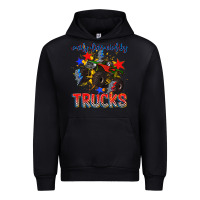 Black easily distracted by trucks Urban Hoodie - AdoDesignShop