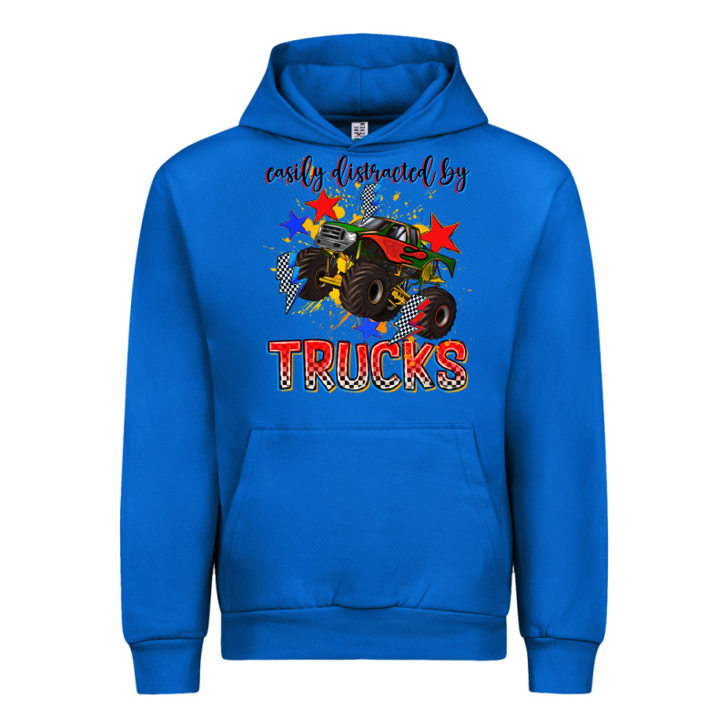 Easily Distracted By Trucks Urban Hoodie by AdoDesignShop | Teevron